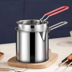 1.4 litre non stick frying pot multipurpose kitchen cooking pot for frying boiling and sauces