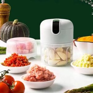 Rechargeable Electric Food Chopper – Mini USB Garlic & Vegetable Chopper | Portable Kitchen Food Processor