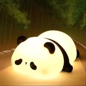 Panda night lamp cute LED bedside lamp for kids bedroom nursery decor
